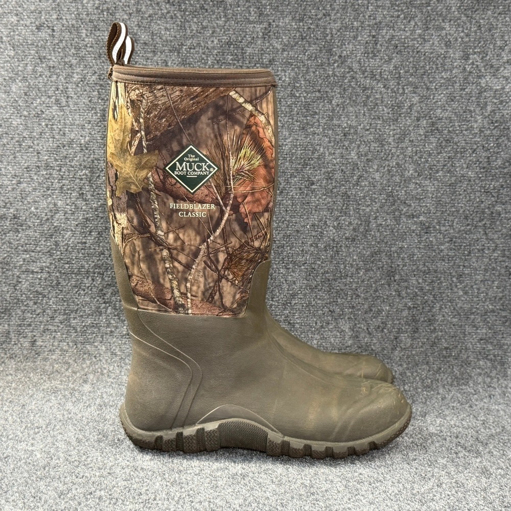 Muck Boots FieldBlazer Classic Men's 10 Camo Rubber Waterproof Mossy Oak Hunting